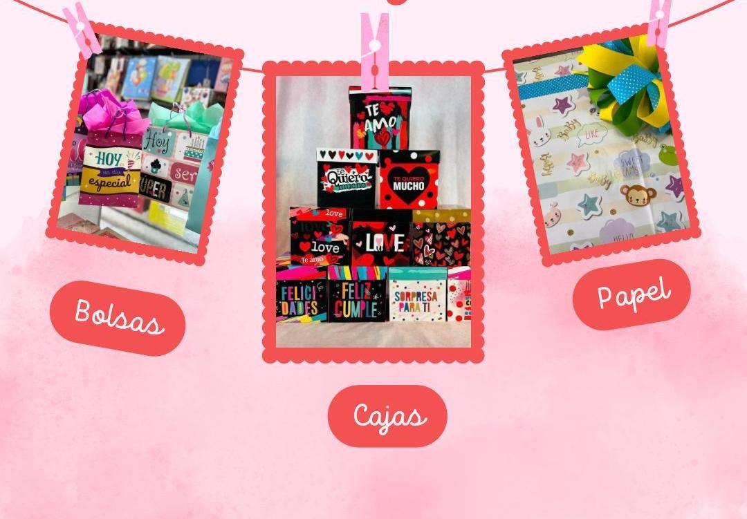 <span style="font-weight: bold;">Envolturas de regalo</span><br>